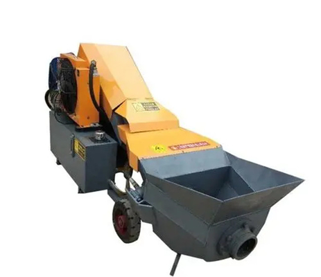 Pomp elektrische en van de Diesel Machts de Draagbare Concrete Mixer met Pijpen