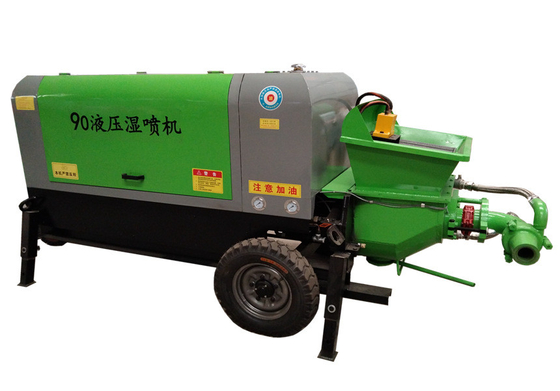 De pneumatische Shotcrete van 22 KW Natte Machines van Machine Draagbare Gunite