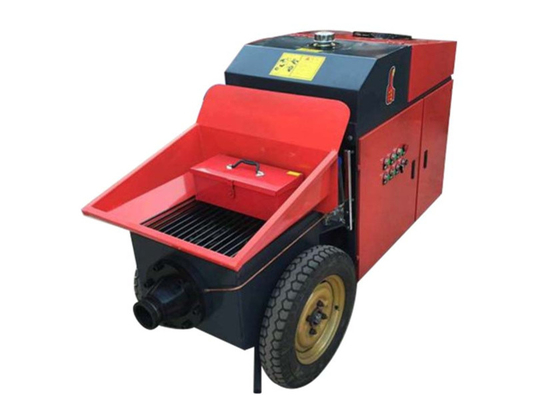 De rode Mobiele Bouw van de de Pleistertunnel van de de Concrete Pompstichting van 11kw