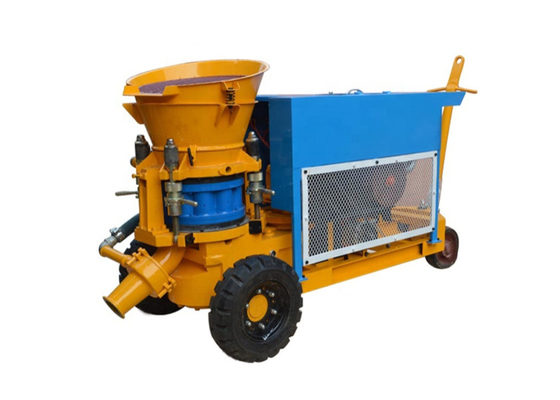 Gele van de de Spuitbusdieselmotor van 5.5m3/H Gunite Droge Shotcrete Machine