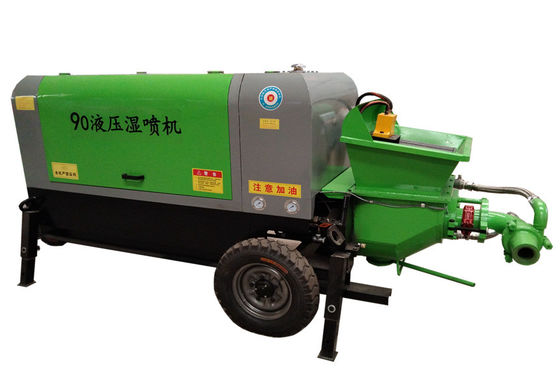 De pneumatische Shotcrete van 22 KW Natte Machines van Machine Draagbare Gunite
