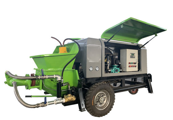 Groene Gunite-Gedreven het Materiaaldiesel van de Nevelmachine 22kw Gunite