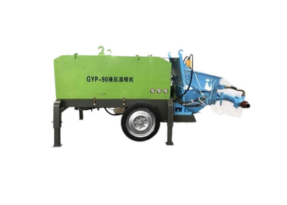 Ononderbroken Nat Shotcrete Machine22kw Shotcreting Materiaal